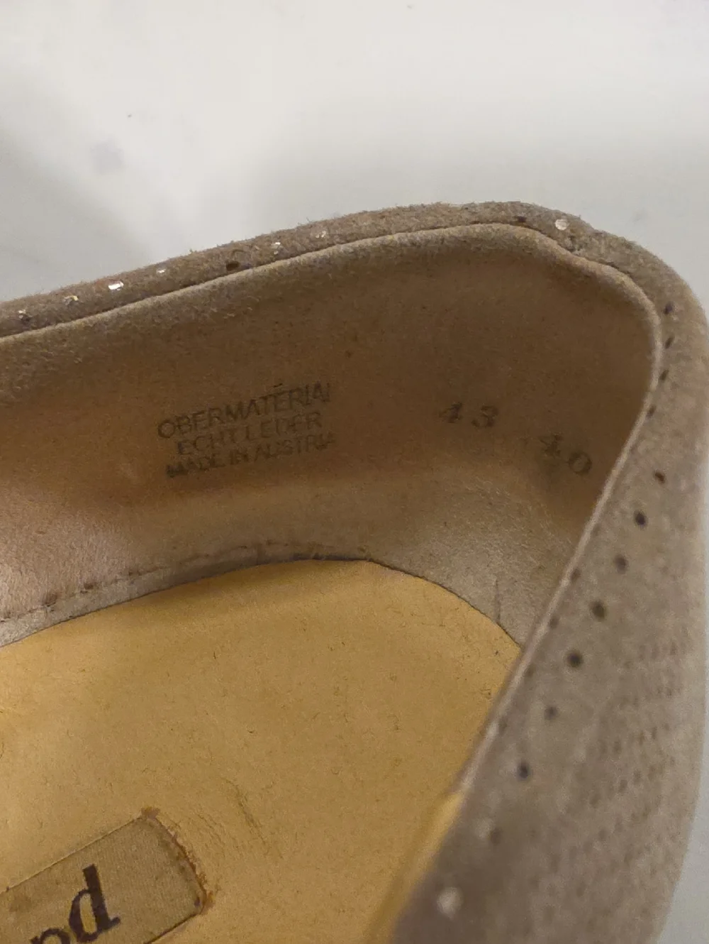 Paul Green Gray  Metallic Perforated Espadrille Flats - Women